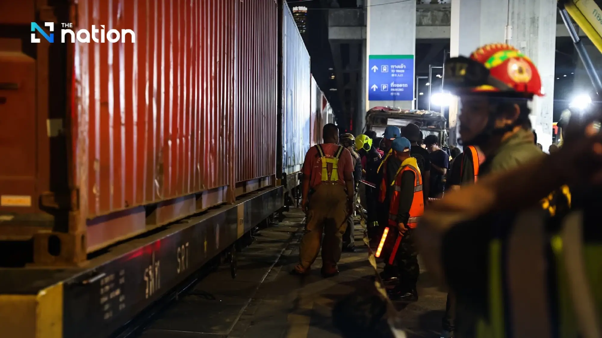 Makkasan train-bus crash triggers rescue operation and rail delays