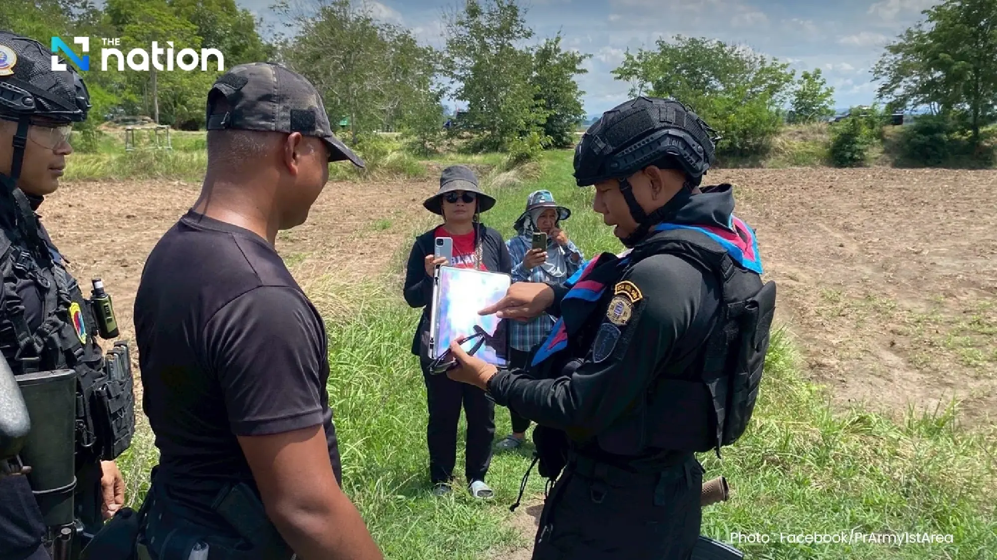 Thai rangers halt Cambodian farming activity in Sa Kaeo border area