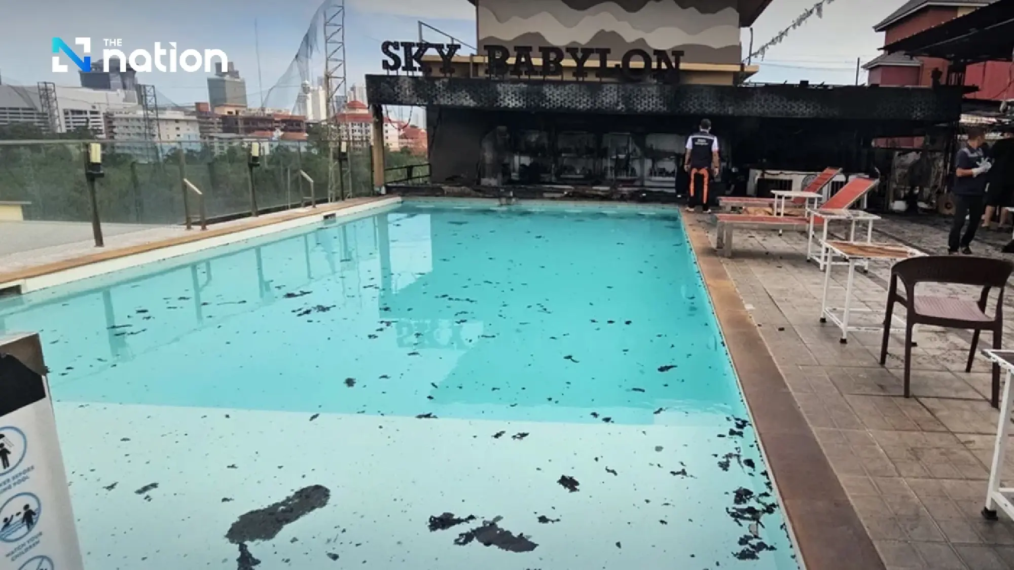 Pattaya City temporarily suspends use of fire-hit hotel building