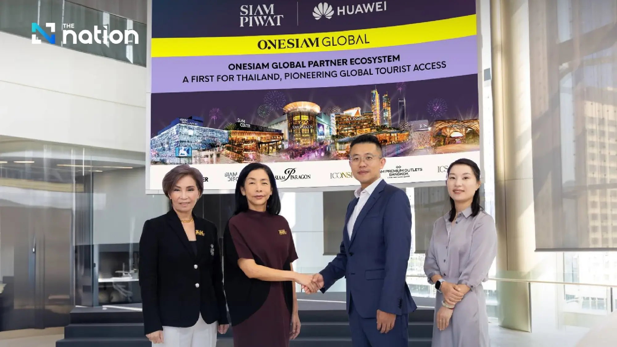 Siam Piwat and Huawei forge global partnership to advance travel tech and expand global tourist base, integrating first-of-its-kind wearable tech into their ecosystem
