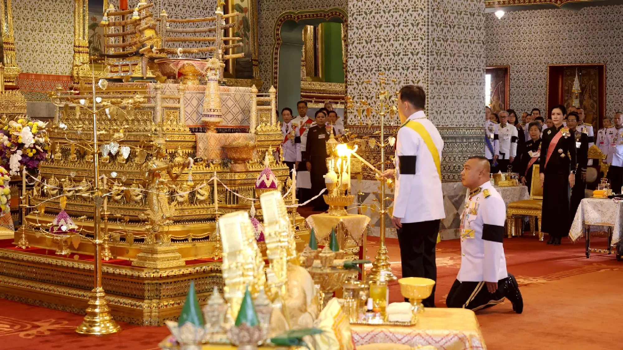 Their Majesties attend Coronation Day ceremony at Grand Palace