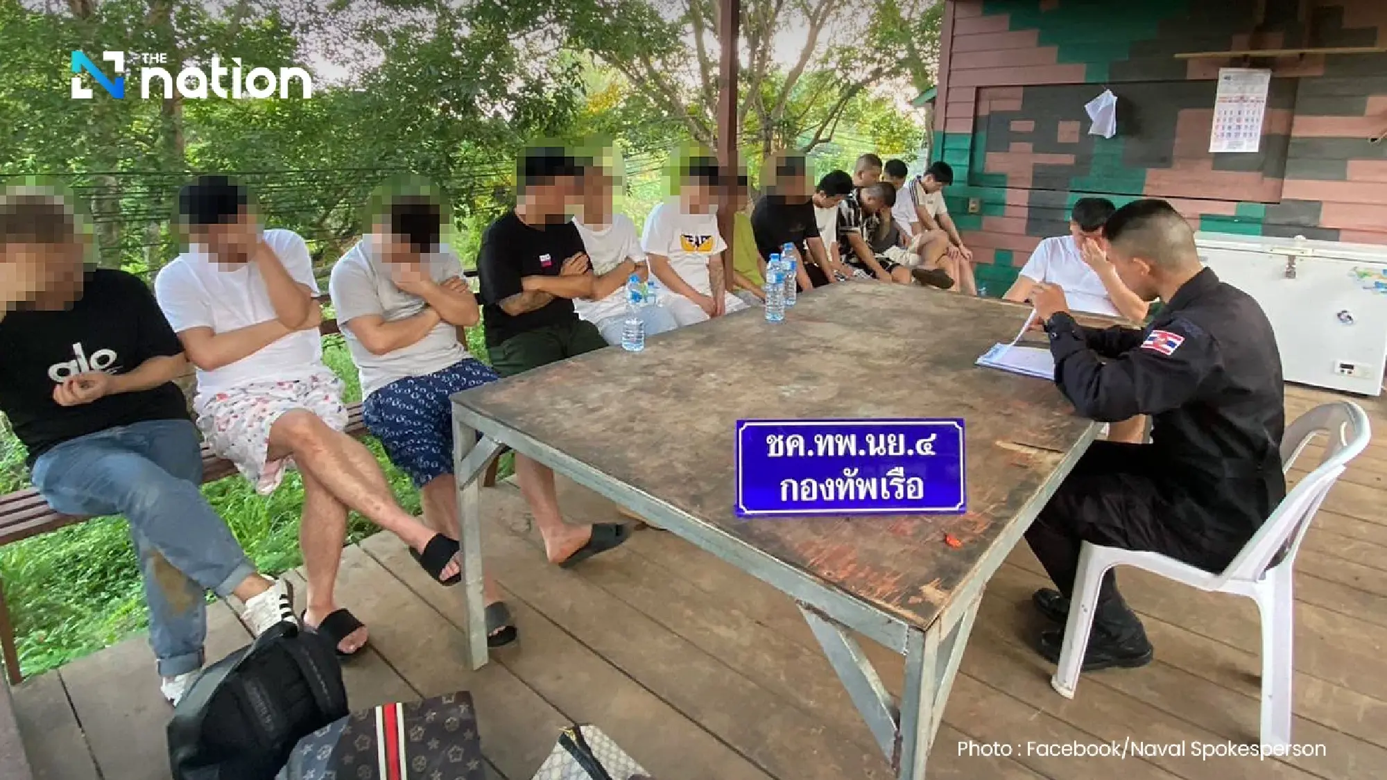 Thai Navy detains 14 Chinese men near Cambodia border