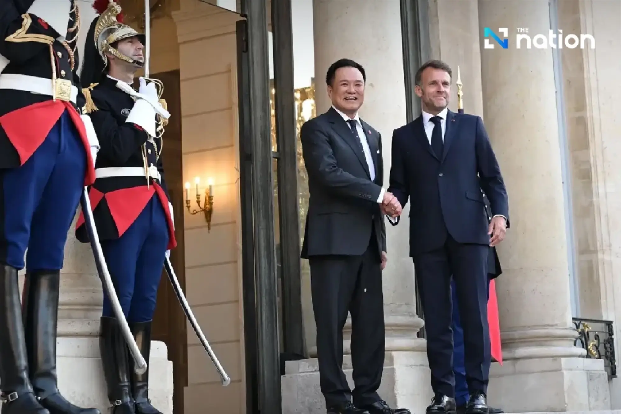 Anutin meets Macron to advance Thai-French strategic partnership