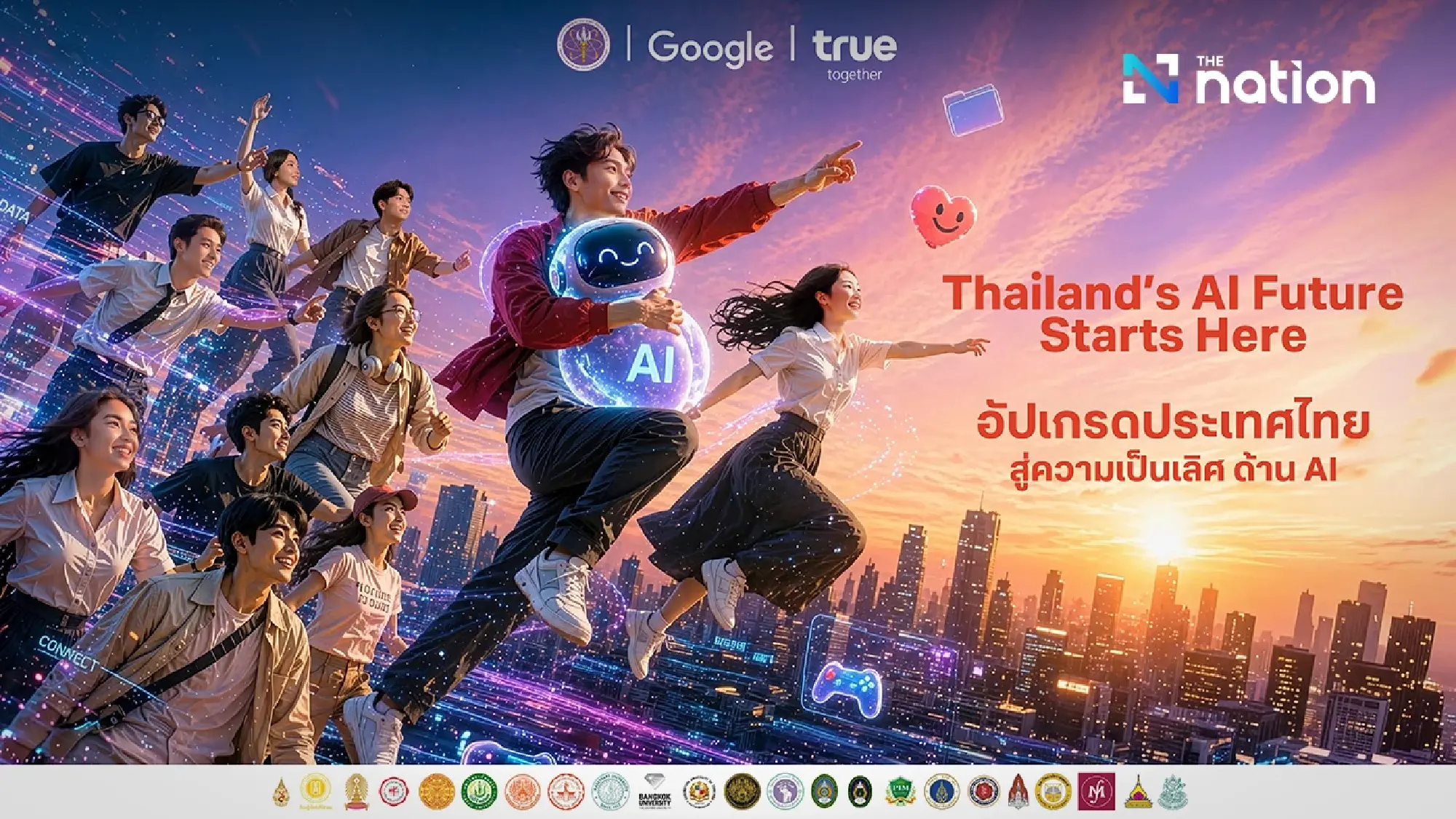 True, Google and Thailand's Government Launch Nationwide AI Literacy Drive