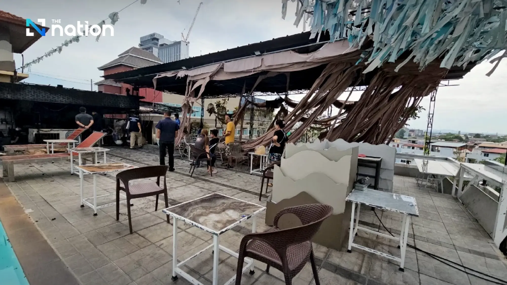 Pattaya City temporarily suspends use of fire-hit hotel building