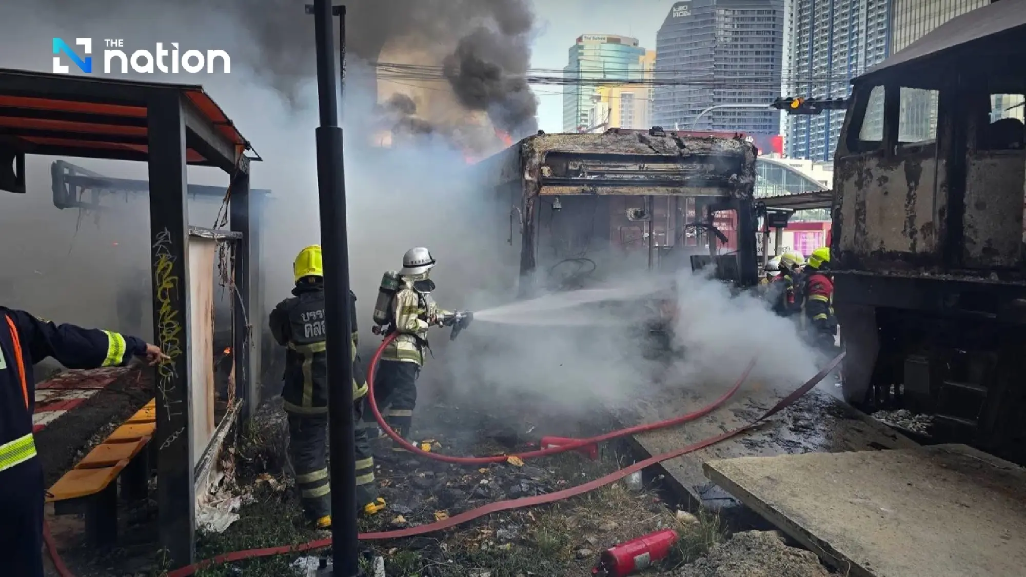 Makkasan police charge only train driver so far over fatal bus crash