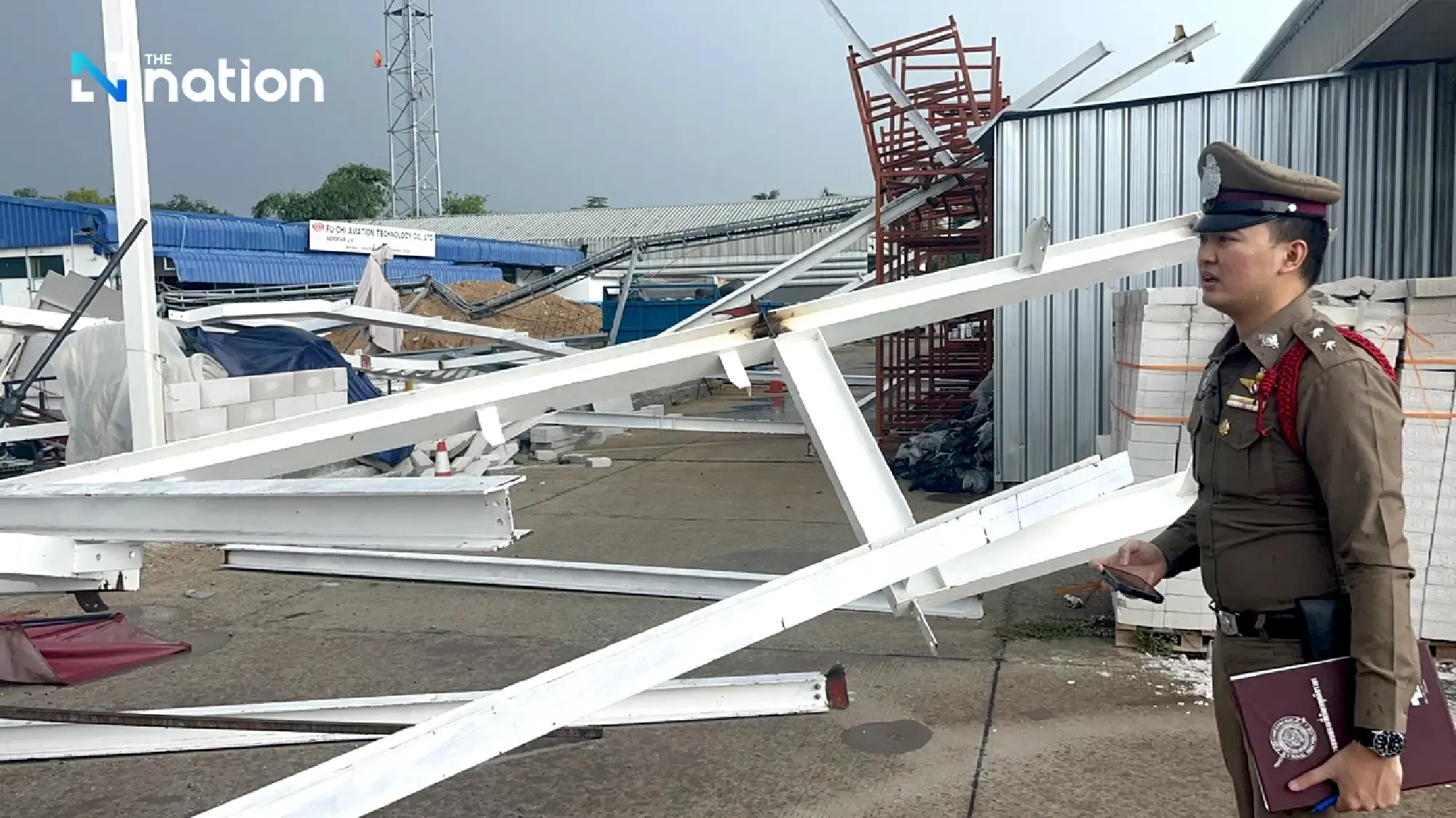 Two workers critically injured as Laem Chabang structure collapses