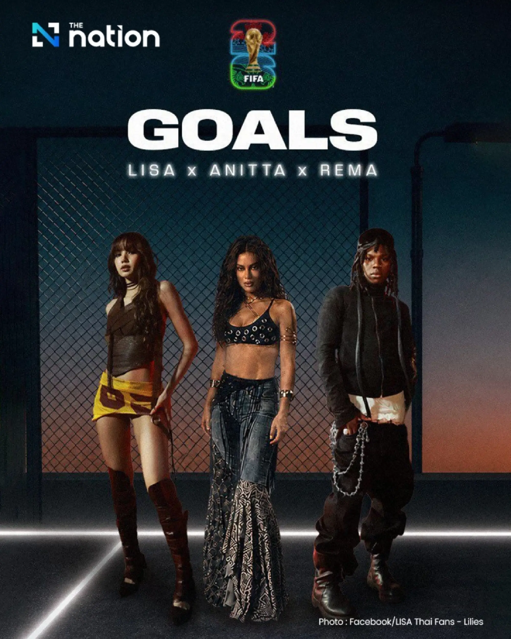 Listen to ‘GOALS’, World Cup 2026 song featuring Lisa, at 11pm tonight