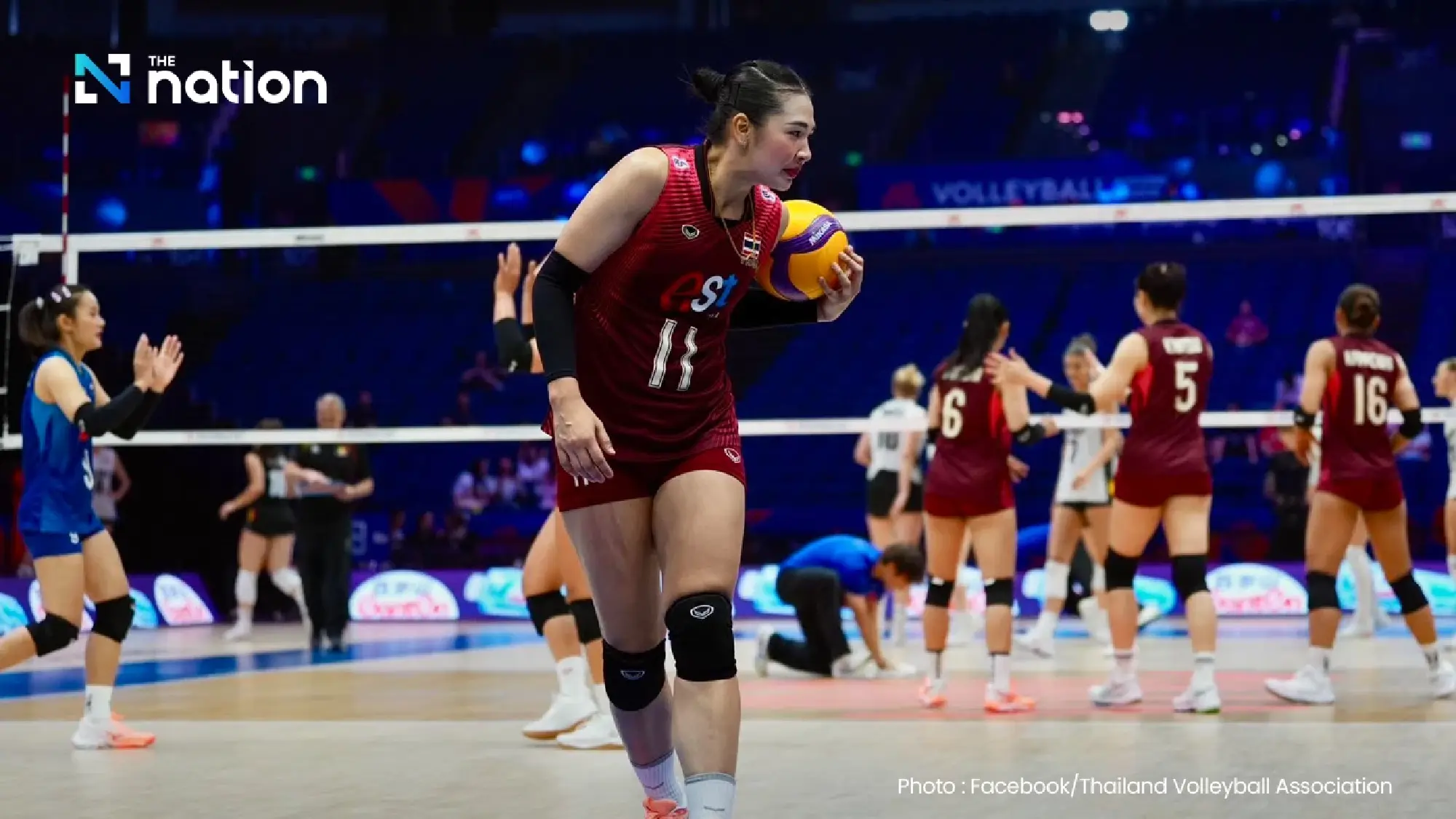 Thailand fall to Belgium in five-set VNL thriller