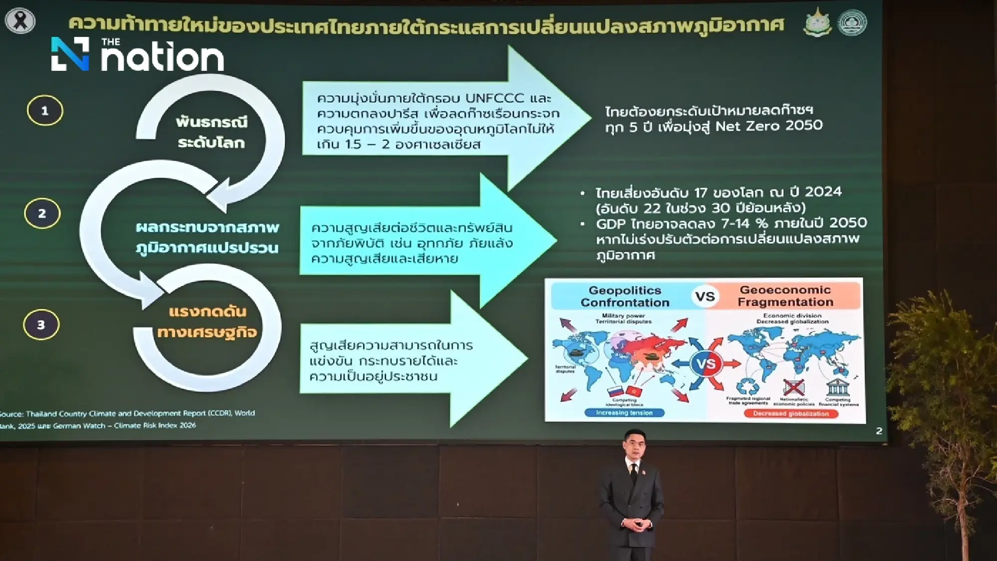 Dr Phirun Saiyasitpanich, director-general of the Department of Climate Change and Environment