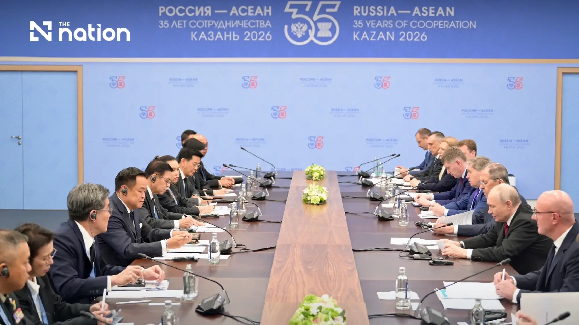 Inside Kazan summit: Thailand backs EAEU free trade push as Anutin meets Putin