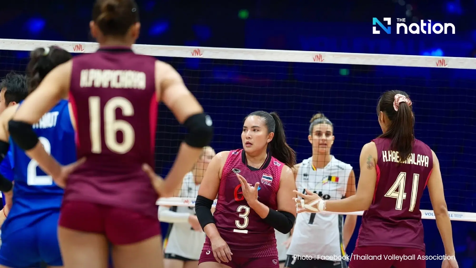 Thailand fall to Belgium in five-set VNL thriller