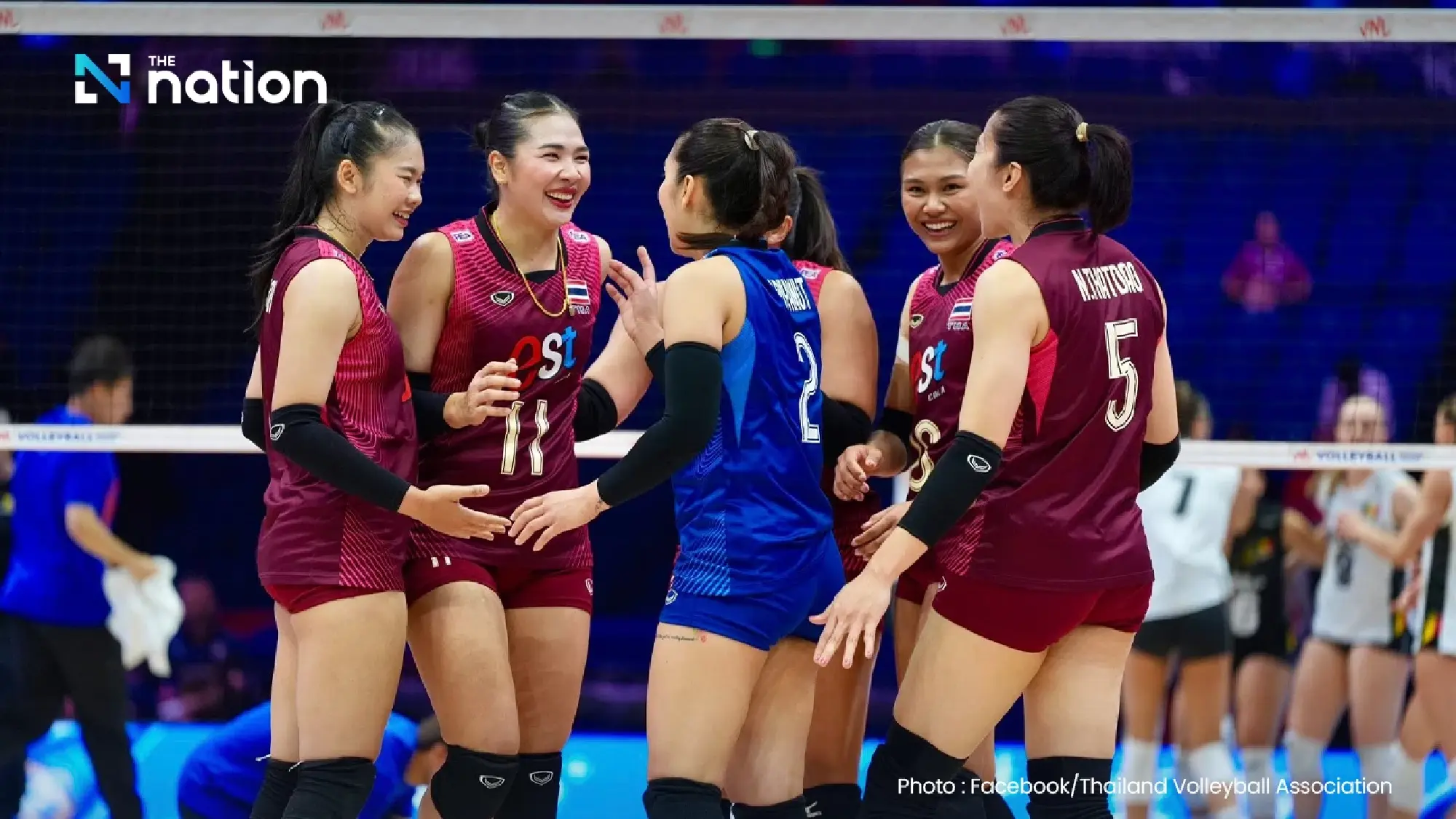 Thailand fall to Belgium in five-set VNL thriller