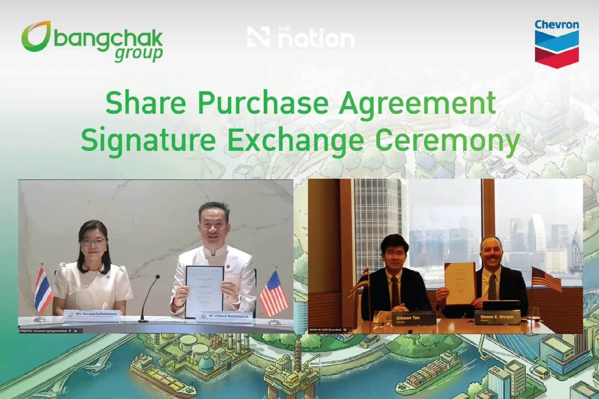 BCP completes acquisition of 100% stake in Chevron Hong Kong Limited