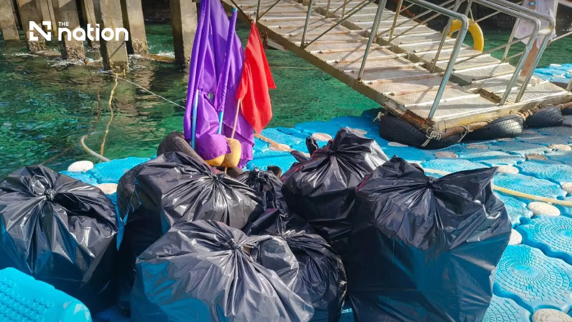 Plastic bottles blanket Phi Phi Leh bay as Thailand’s marine waste threat grows