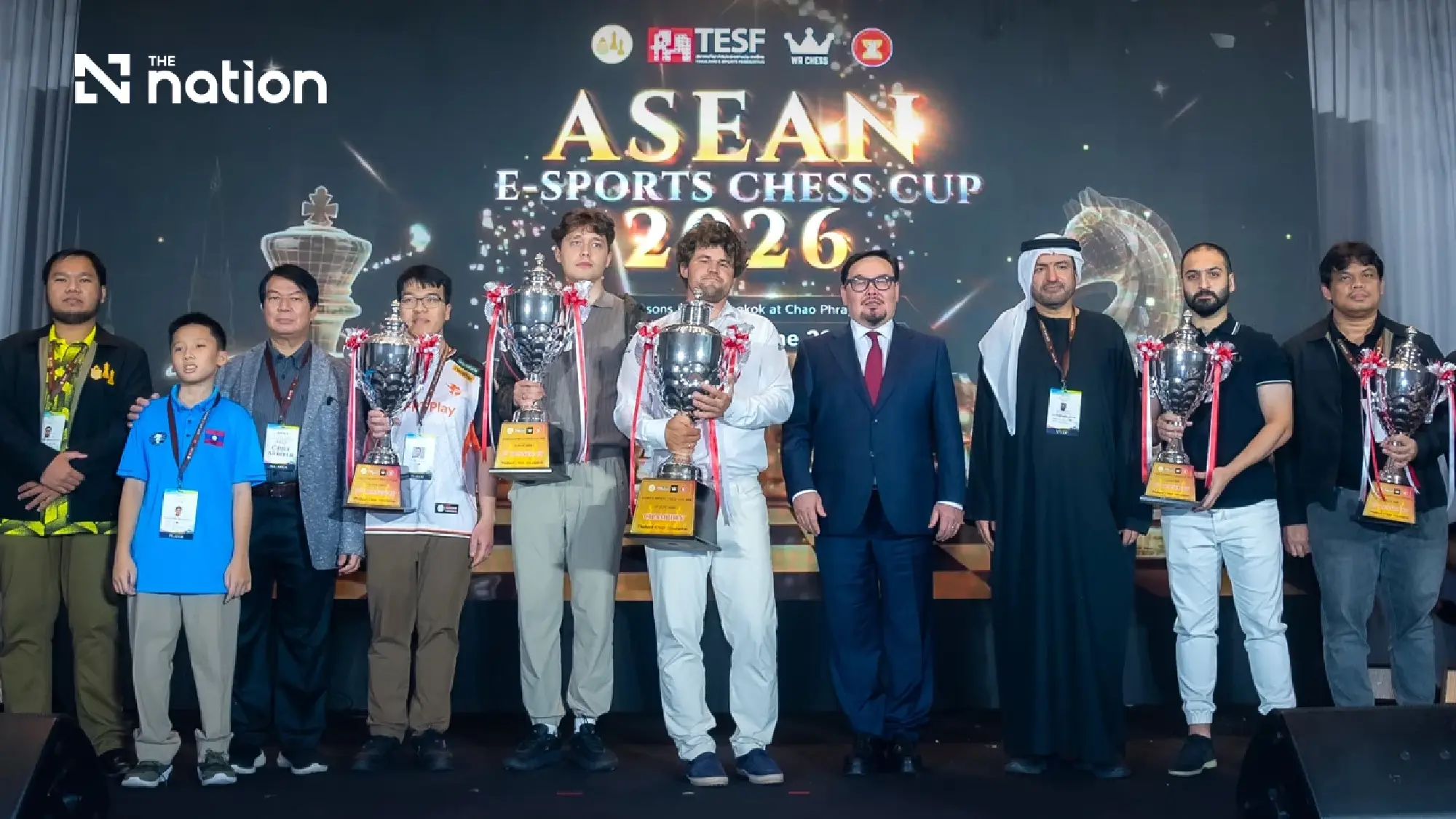 Thailand makes chess history as Magnus Carlsen wins Asean E-Sports Chess Cup 2026