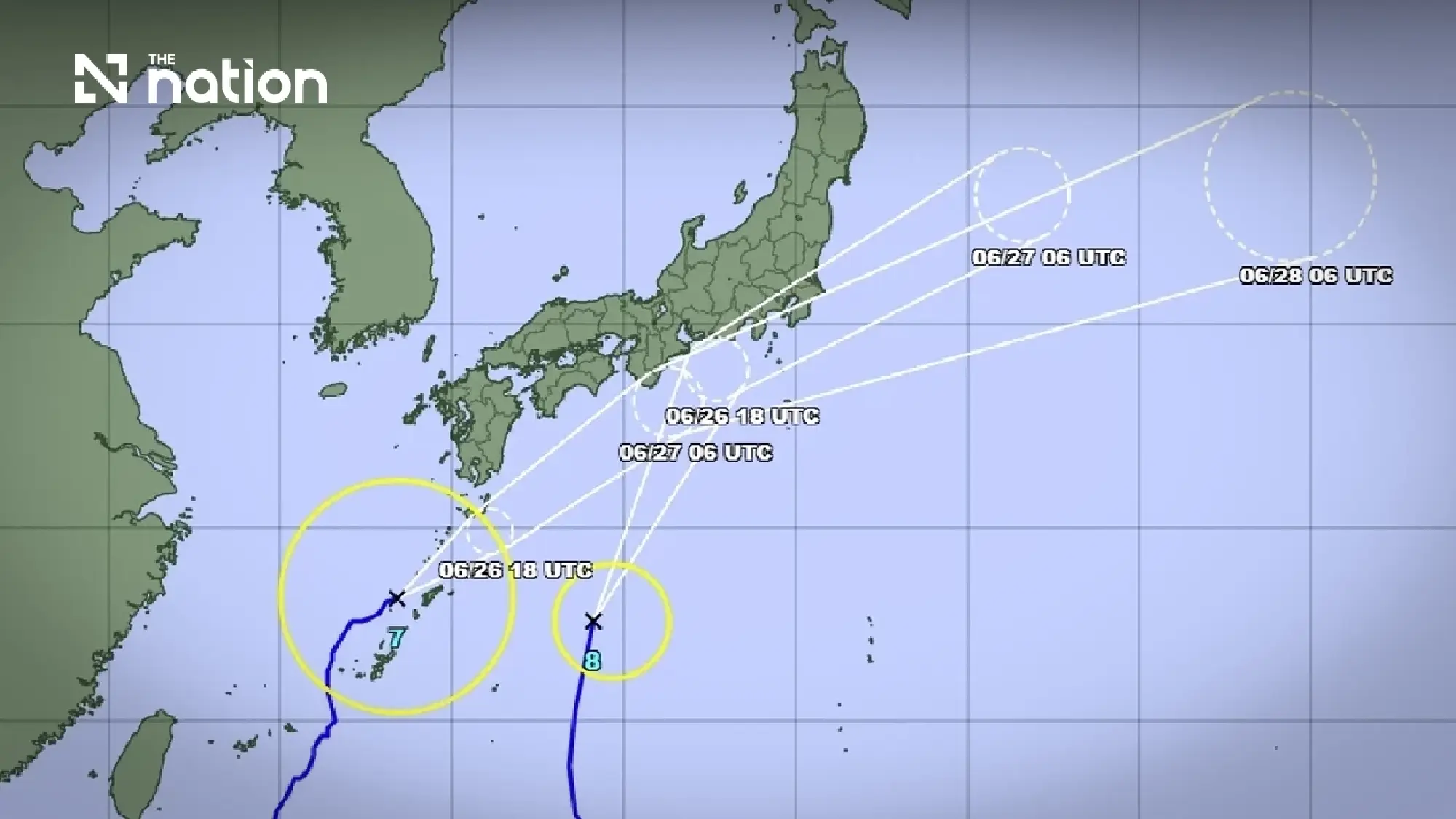Japan braces for twin storms as Taiwan floods shut rail link