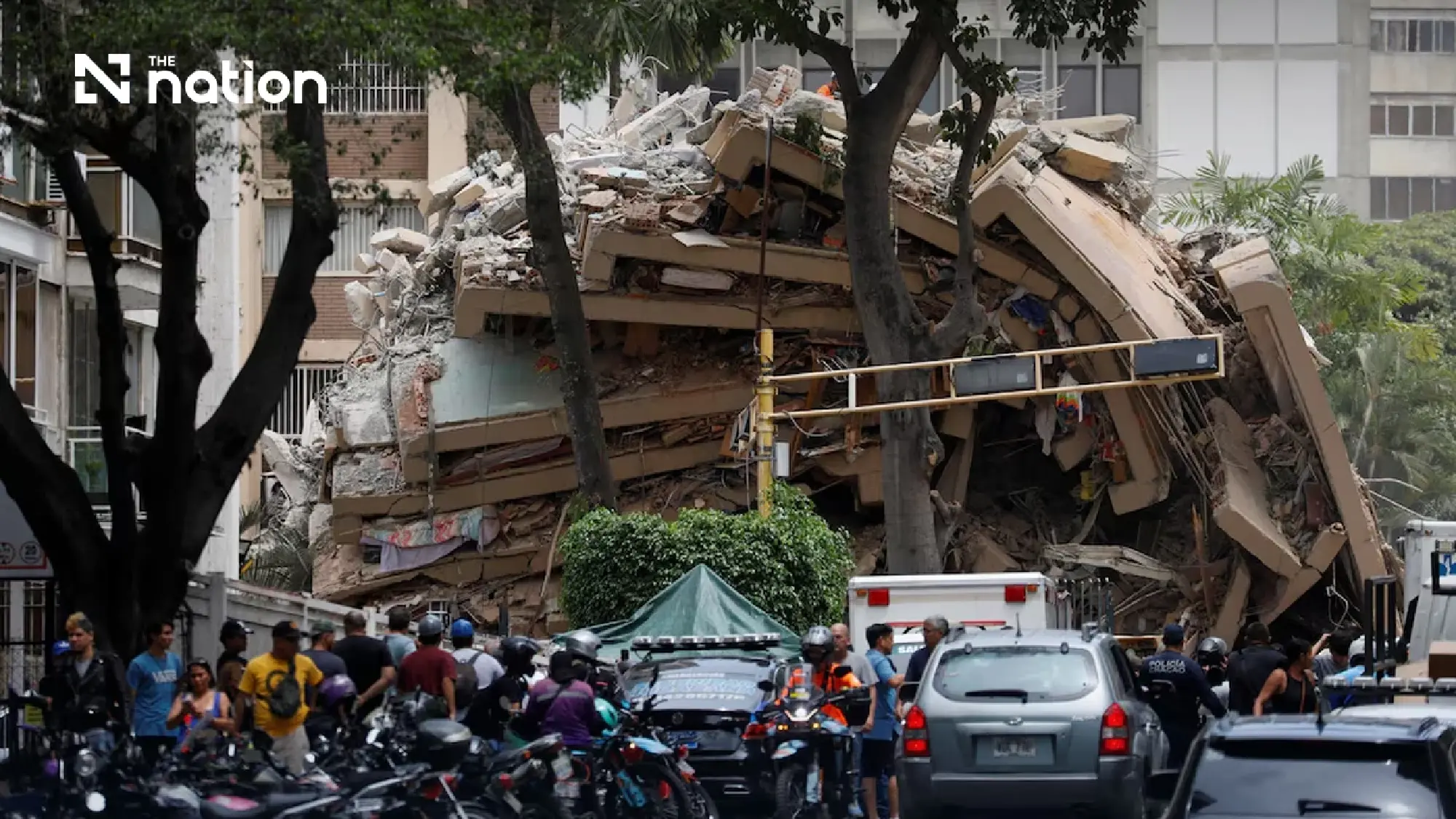 Venezuela races to rescue hundreds trapped in rubble after major twin earthquakes