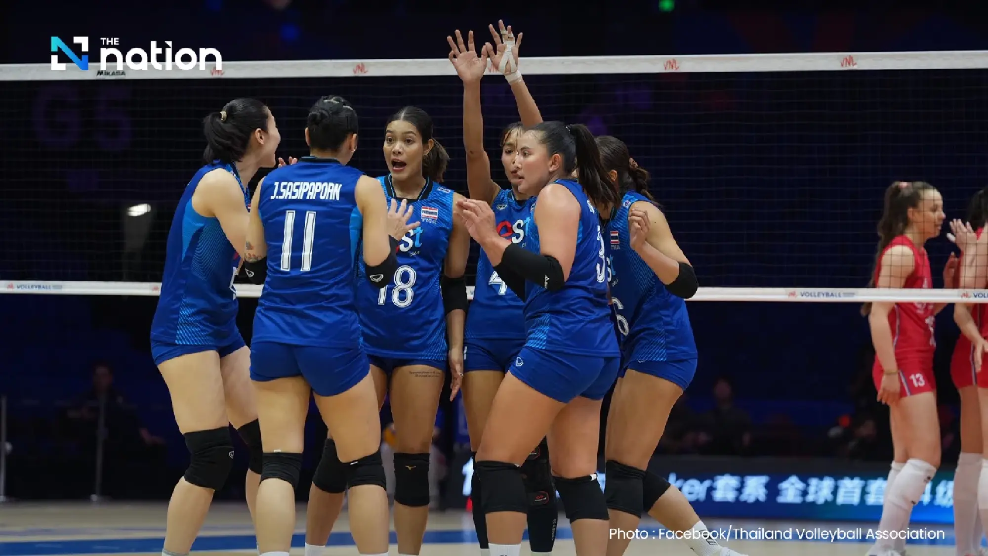 Thailand fall to Serbia in straight sets in VNL 2026 opener