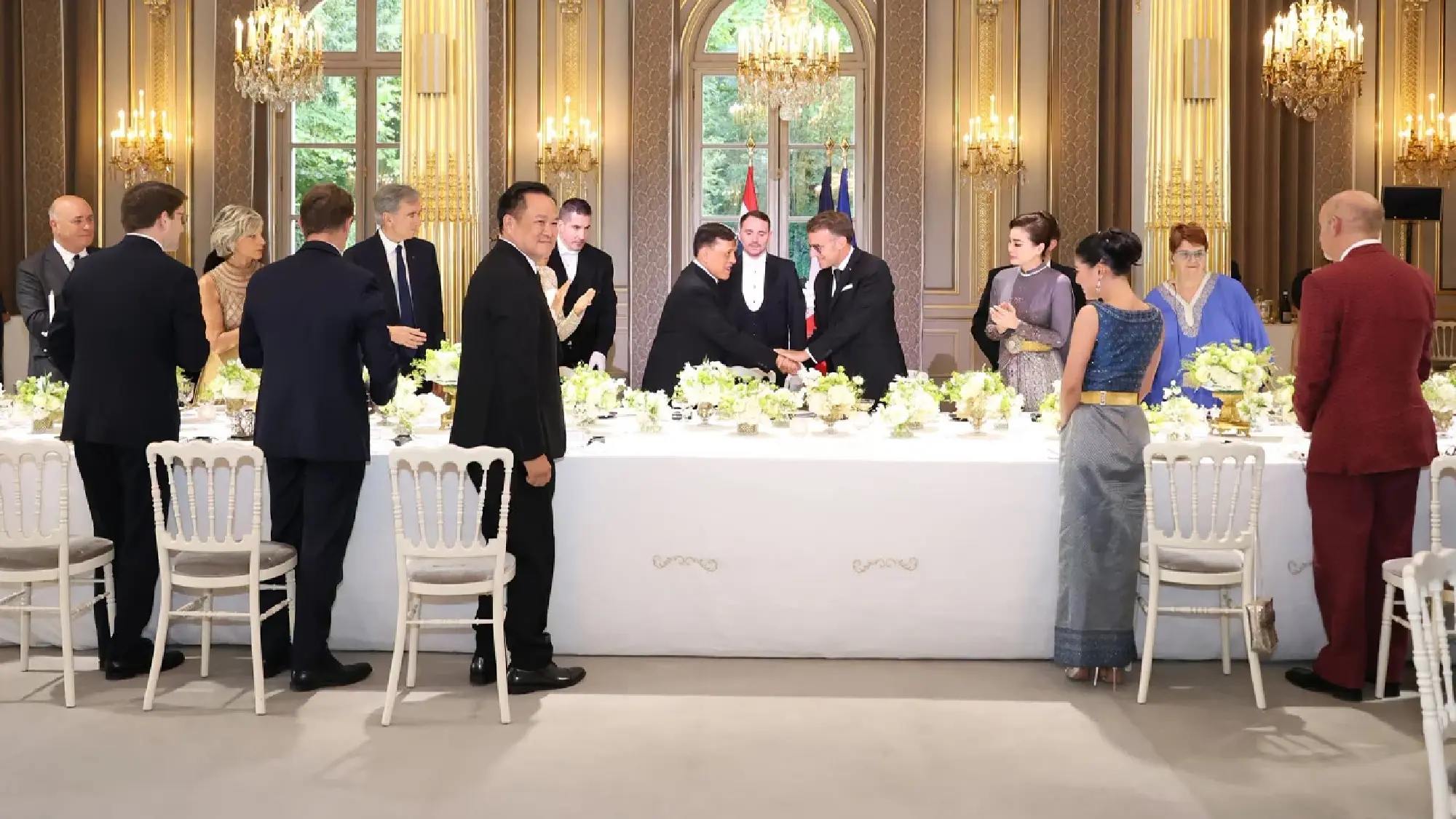 Their Majesties the King and Queen receive top French honours from President Macron