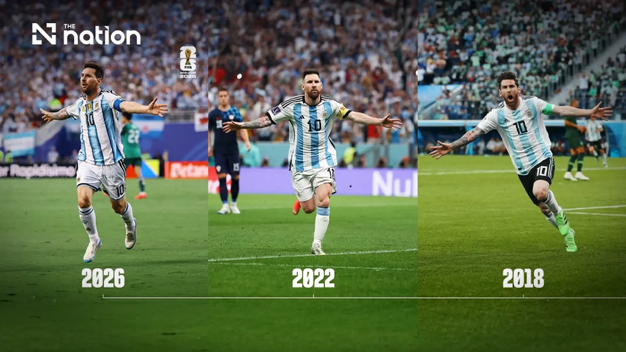 Messi marks 20 years at World Cup by matching Klose’s scoring record
