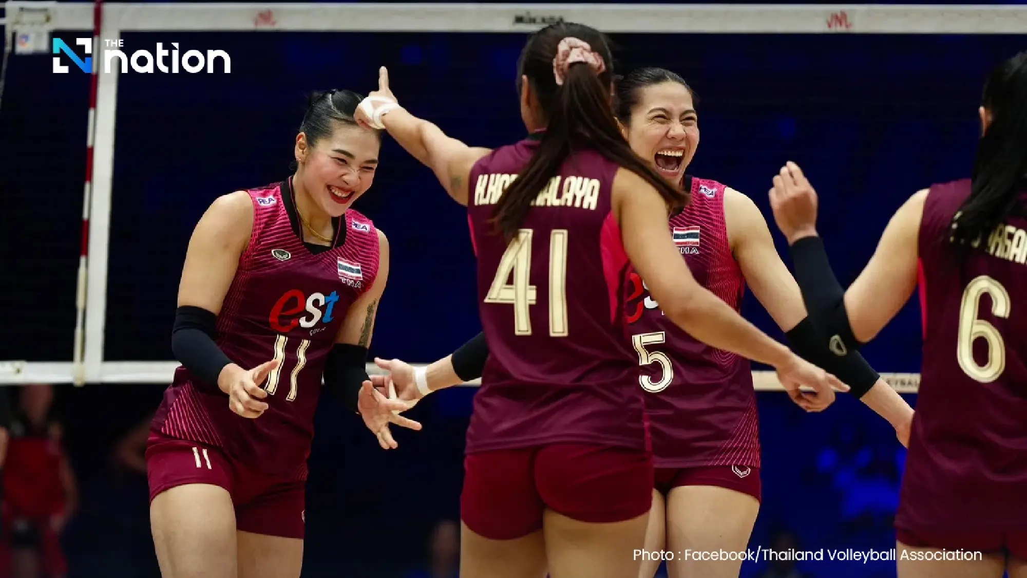Thailand fall to Belgium in five-set VNL thriller