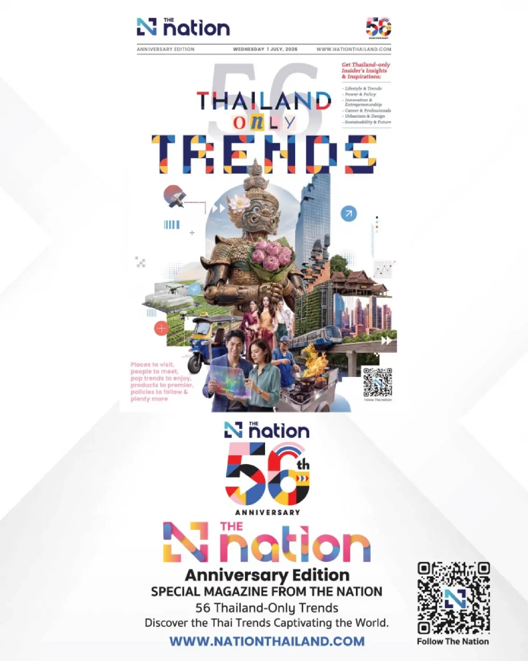 The Nation’s 56th anniversary highlights 56 Thailand-only trends