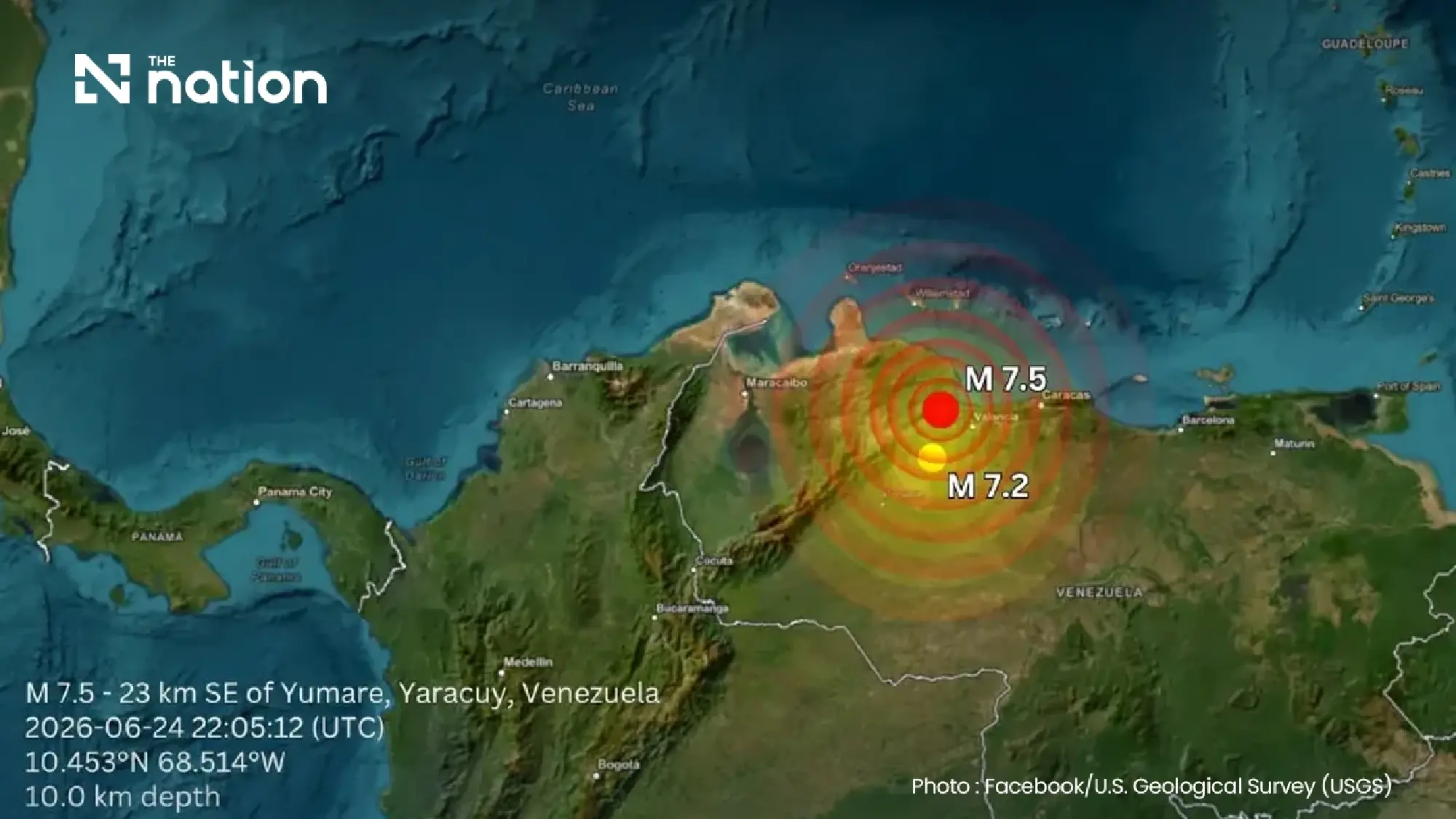 DMR cites Bocono Fault as Venezuela quakes kill 32 as US sends aid teams