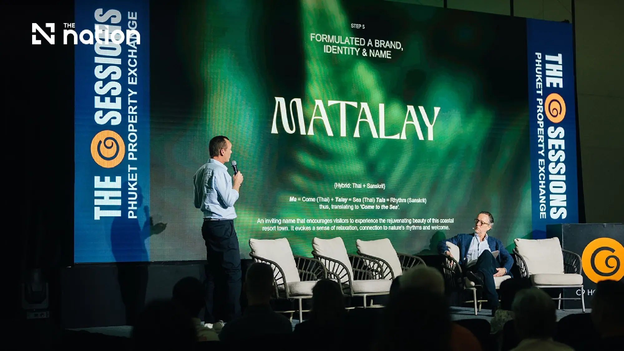 Matalay at C9 Sessions, SAii Laguna Phuket, June 11, 2026 — Anthony Moulton (left) and Mike Batchelor (right).