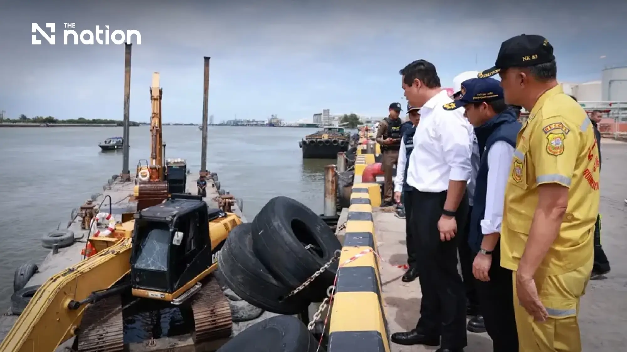Search under way after Samut Prakan pontoon accident