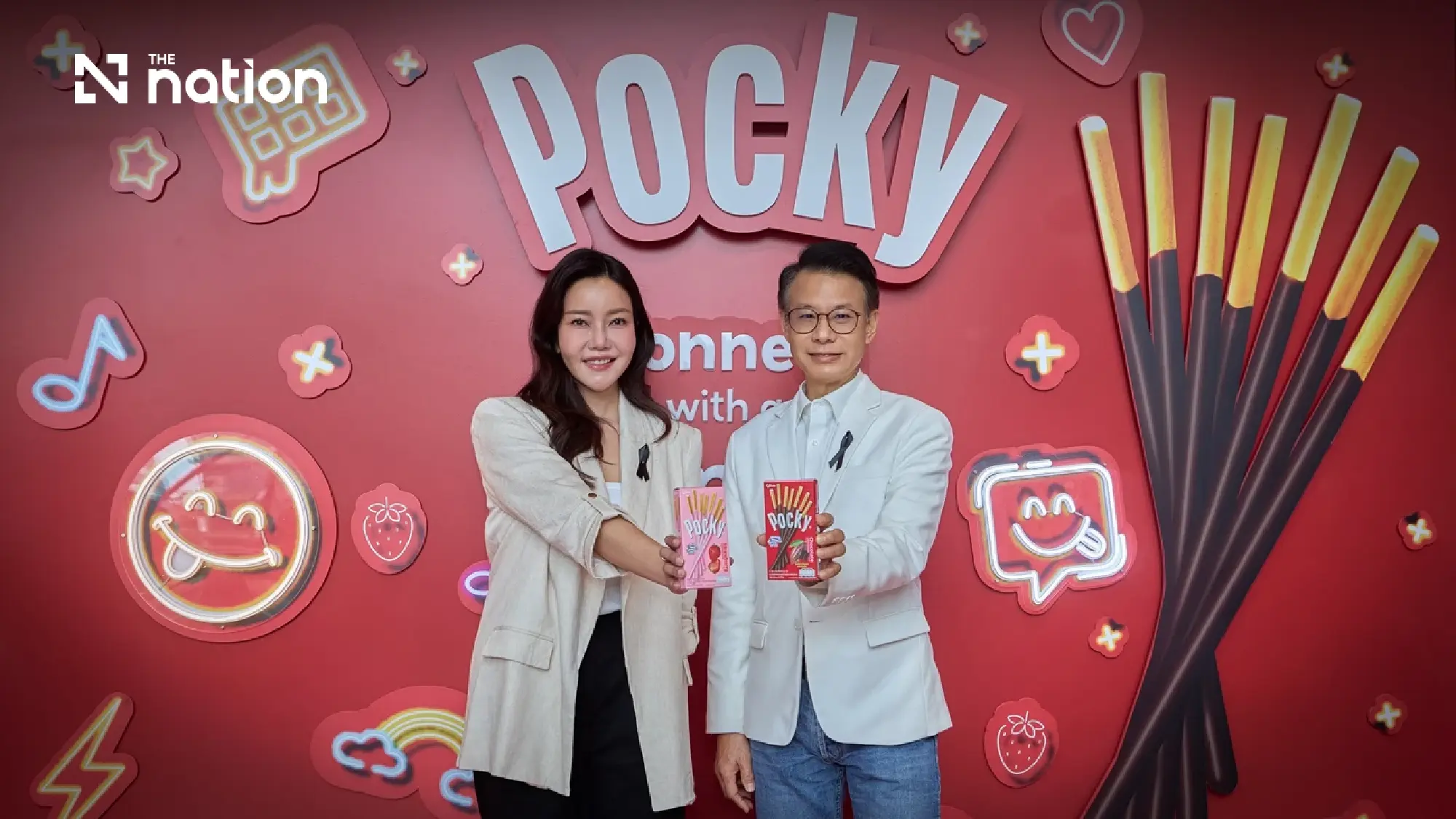 Thai Glico Marks Pocky's 60th Anniversary with "Connect with a Smile" Campaign