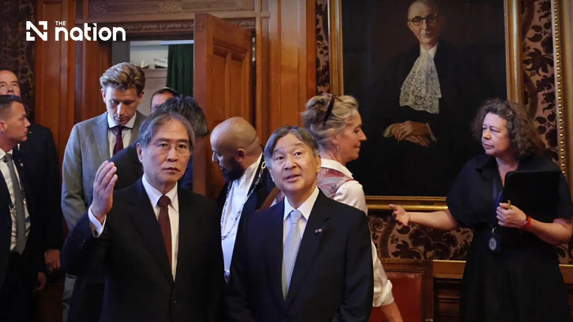 Japanese Emperor visits Leiden University and the Peace Palace