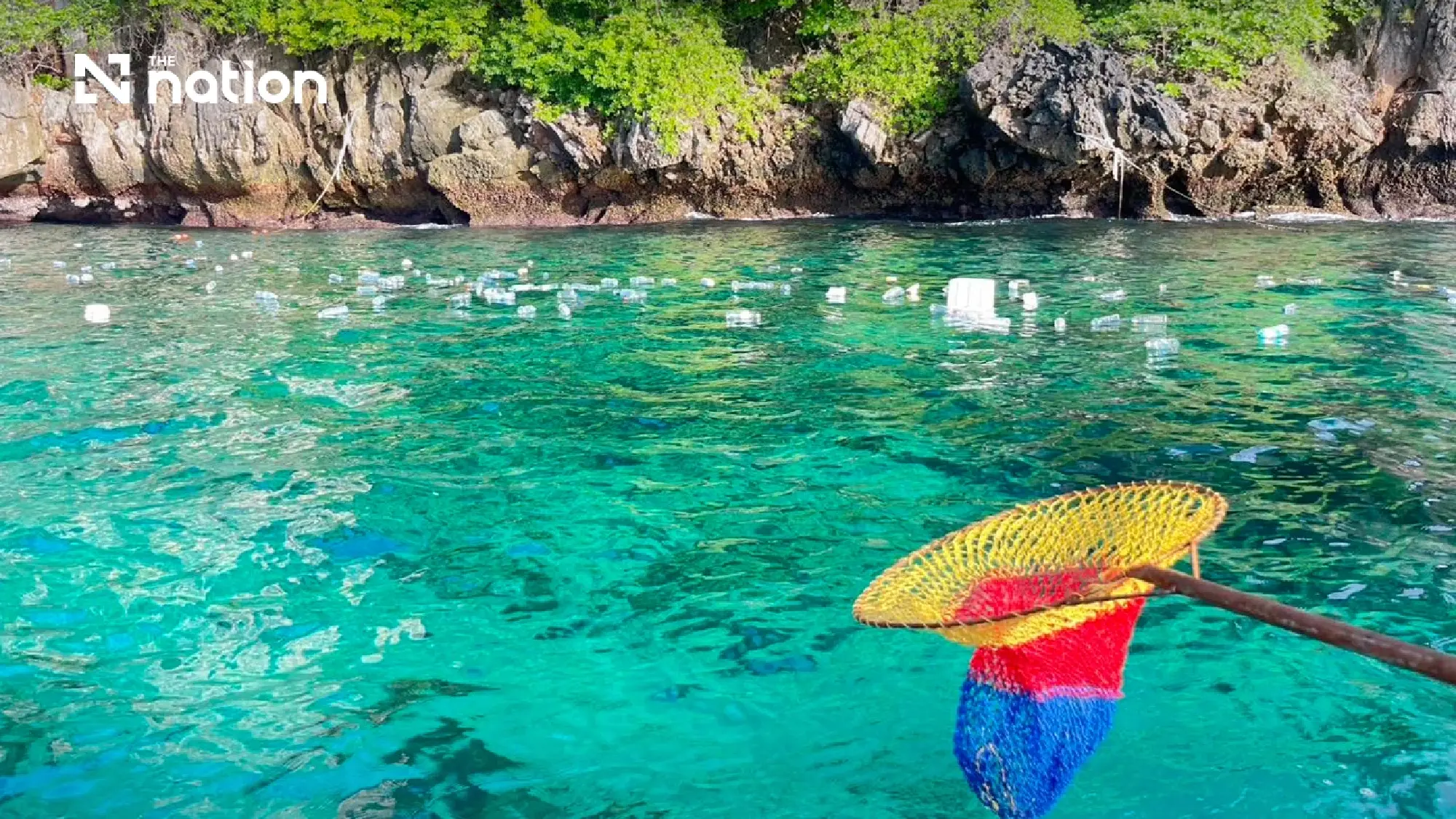 Plastic bottles blanket Phi Phi Leh bay as Thailand’s marine waste threat grows
