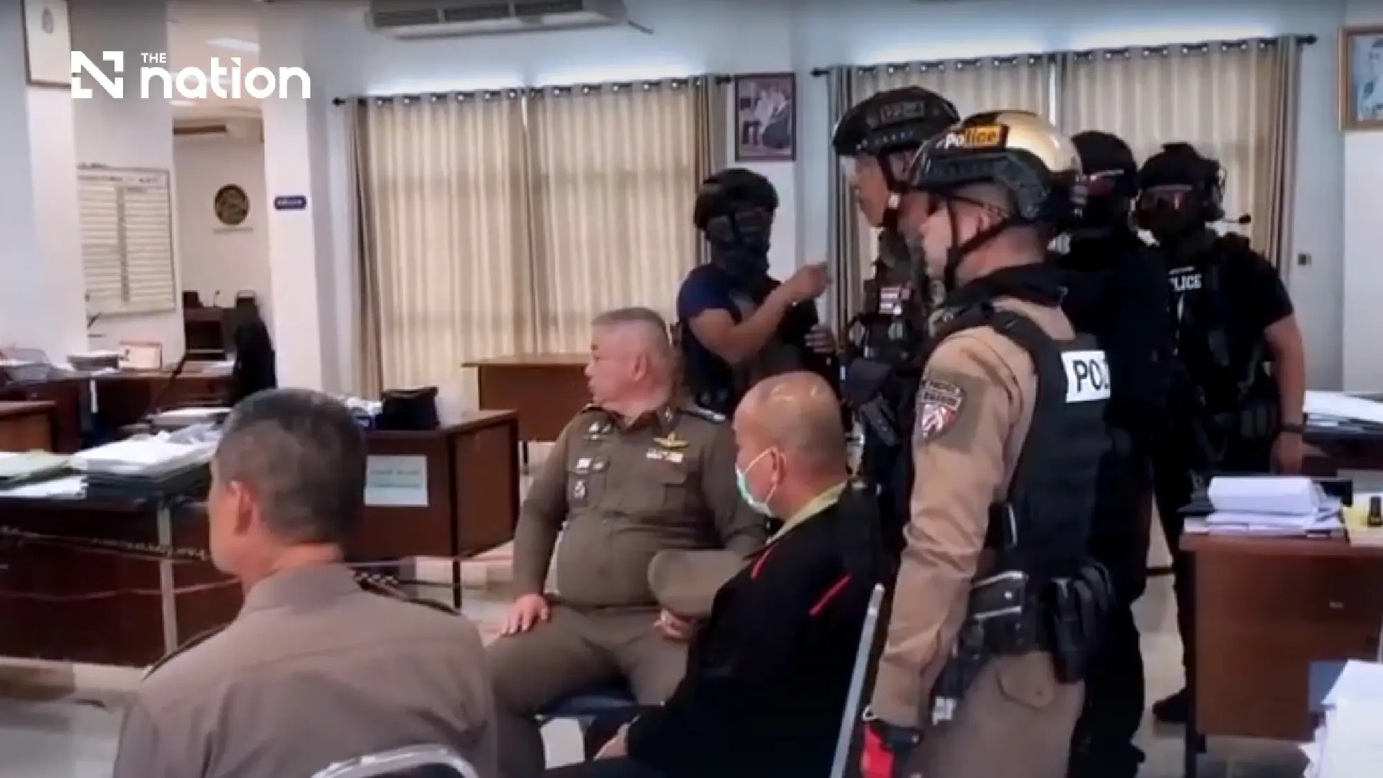 Officer held after fatal shooting at Kalasin provincial hall