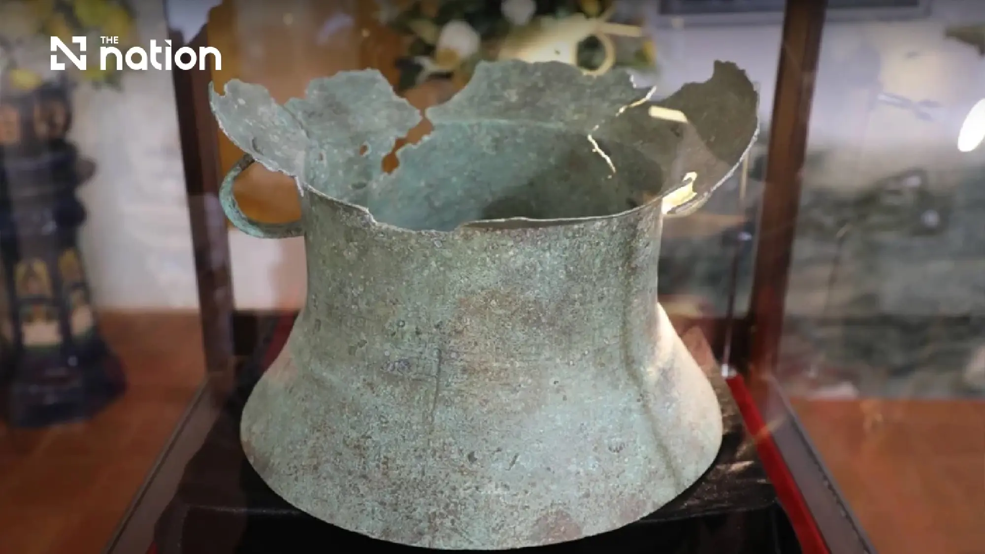 Gold, bronze drums and skeletons reveal ancient elite burial site in Phetchaburi