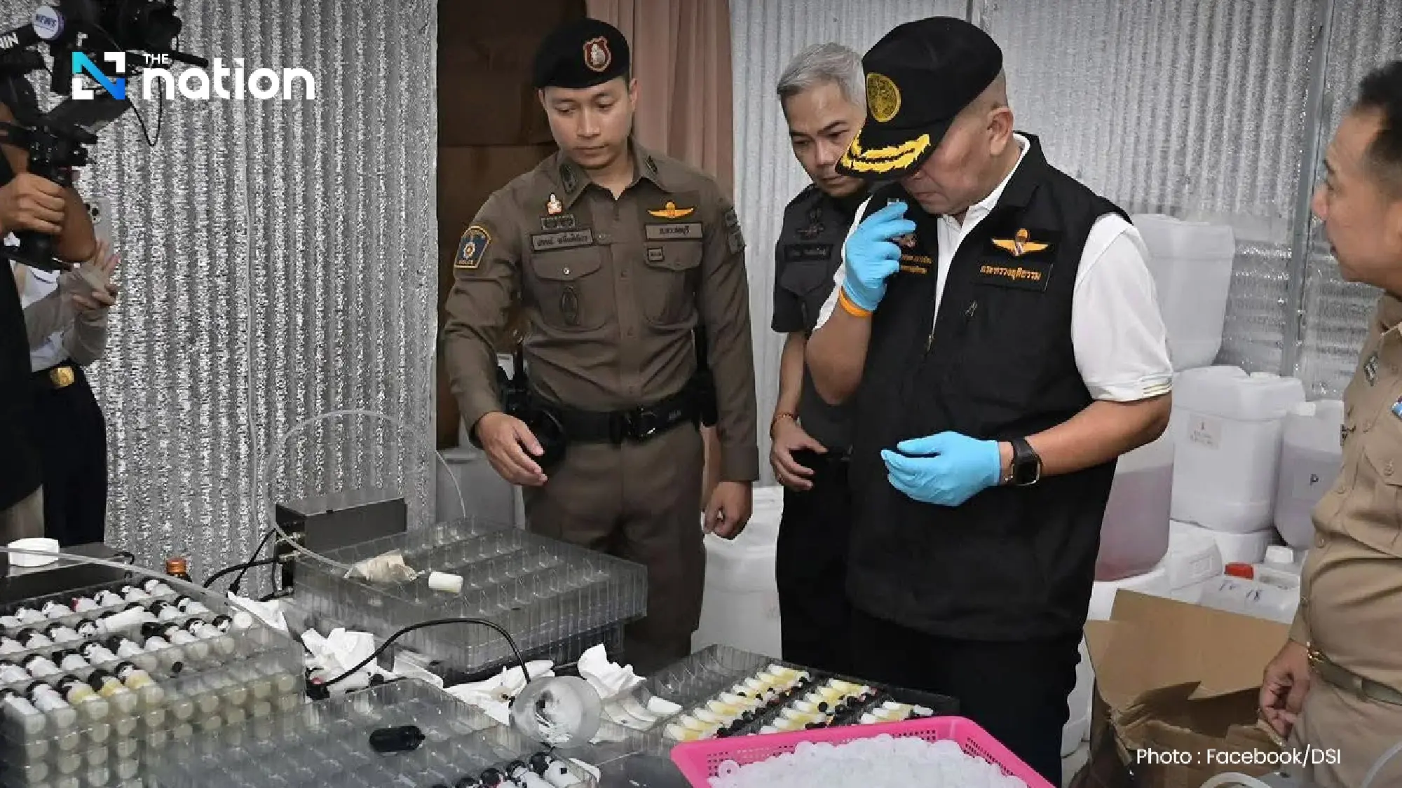 DSI busts illegal e-cigarette factory in Chonburi supplying buyers nationwide