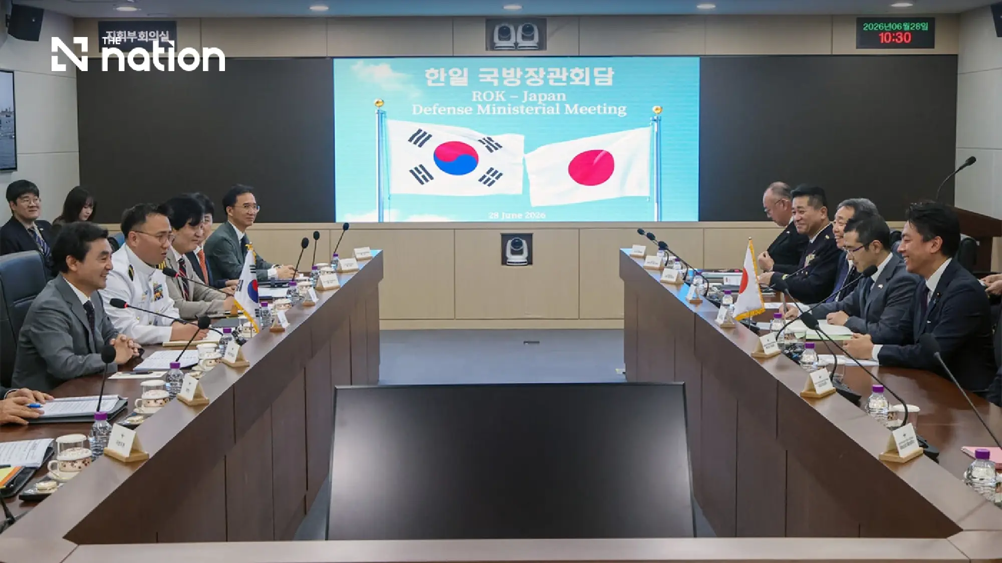 Japan and South Korea seek steadier defence ties after Seoul talks