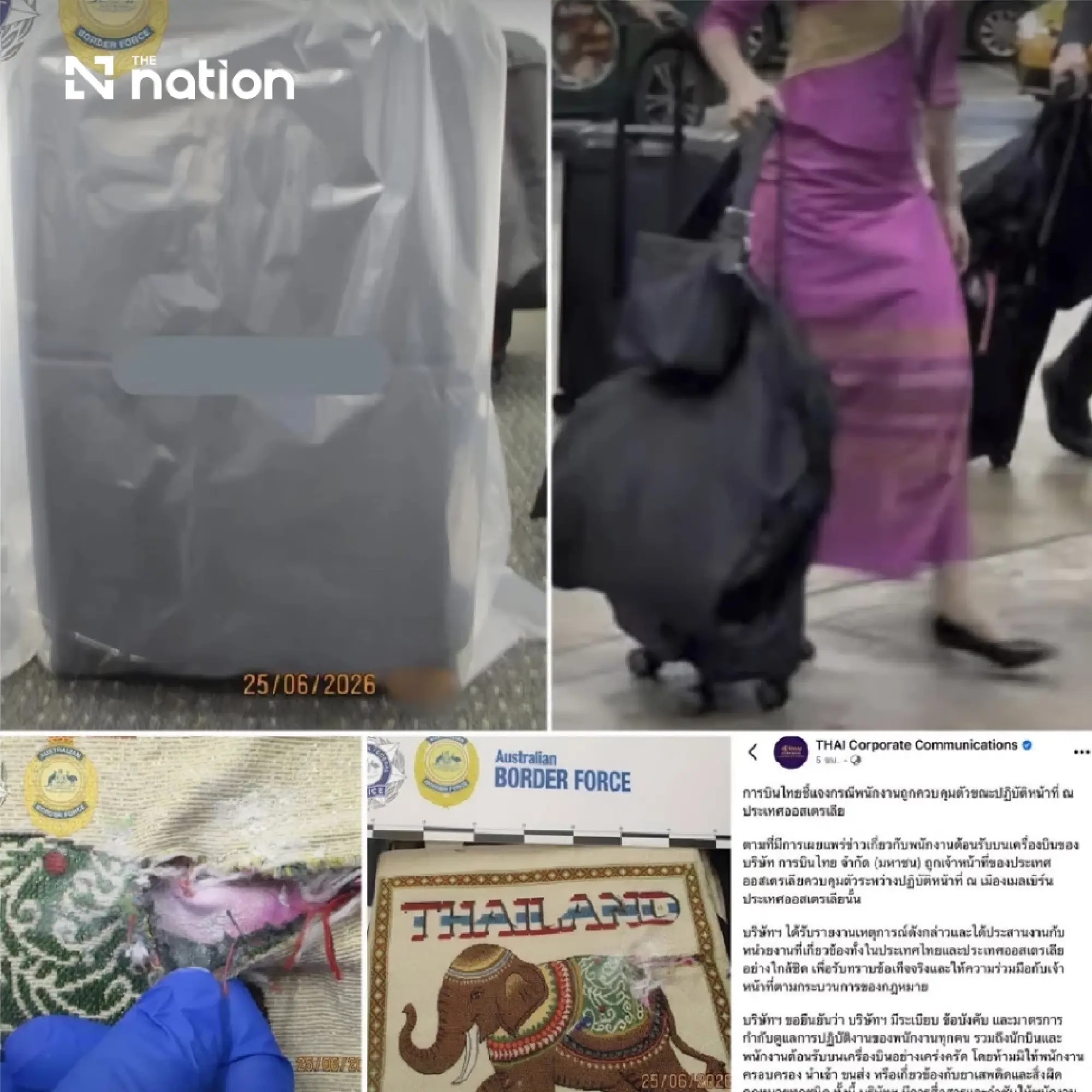 Thai police warn travellers over ‘carry-for-hire’ risks after Melbourne heroin arrest
