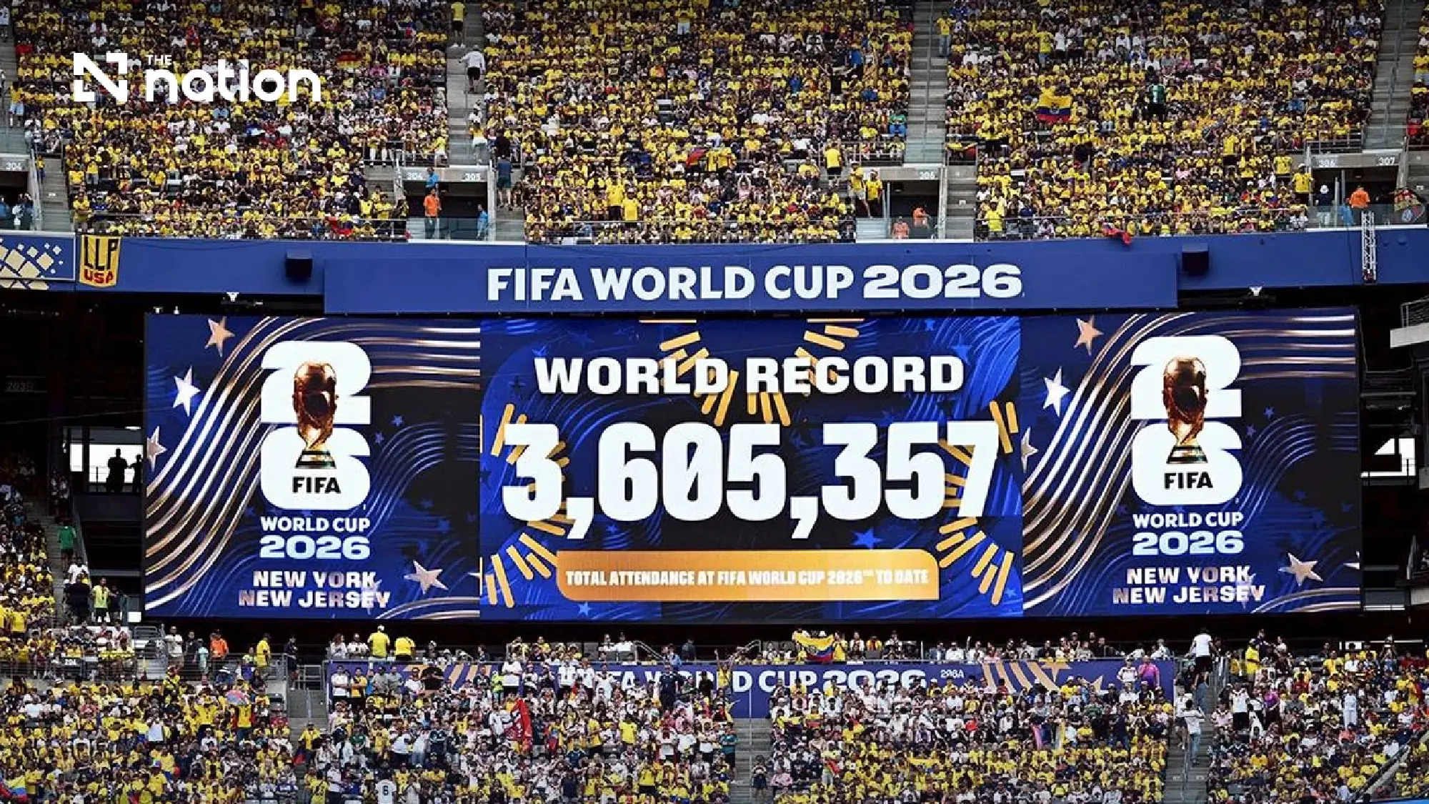 FIFA announces 2026 World Cup attendance record tops 3.6 million