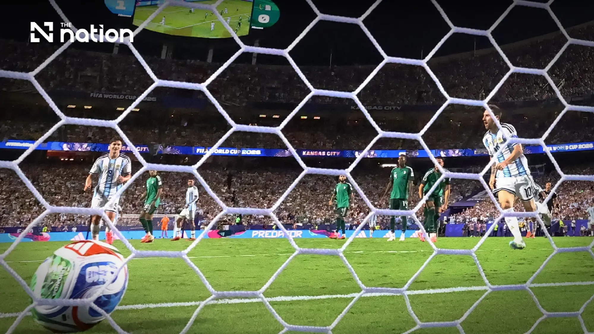 Messi marks 20 years at World Cup by matching Klose’s scoring record