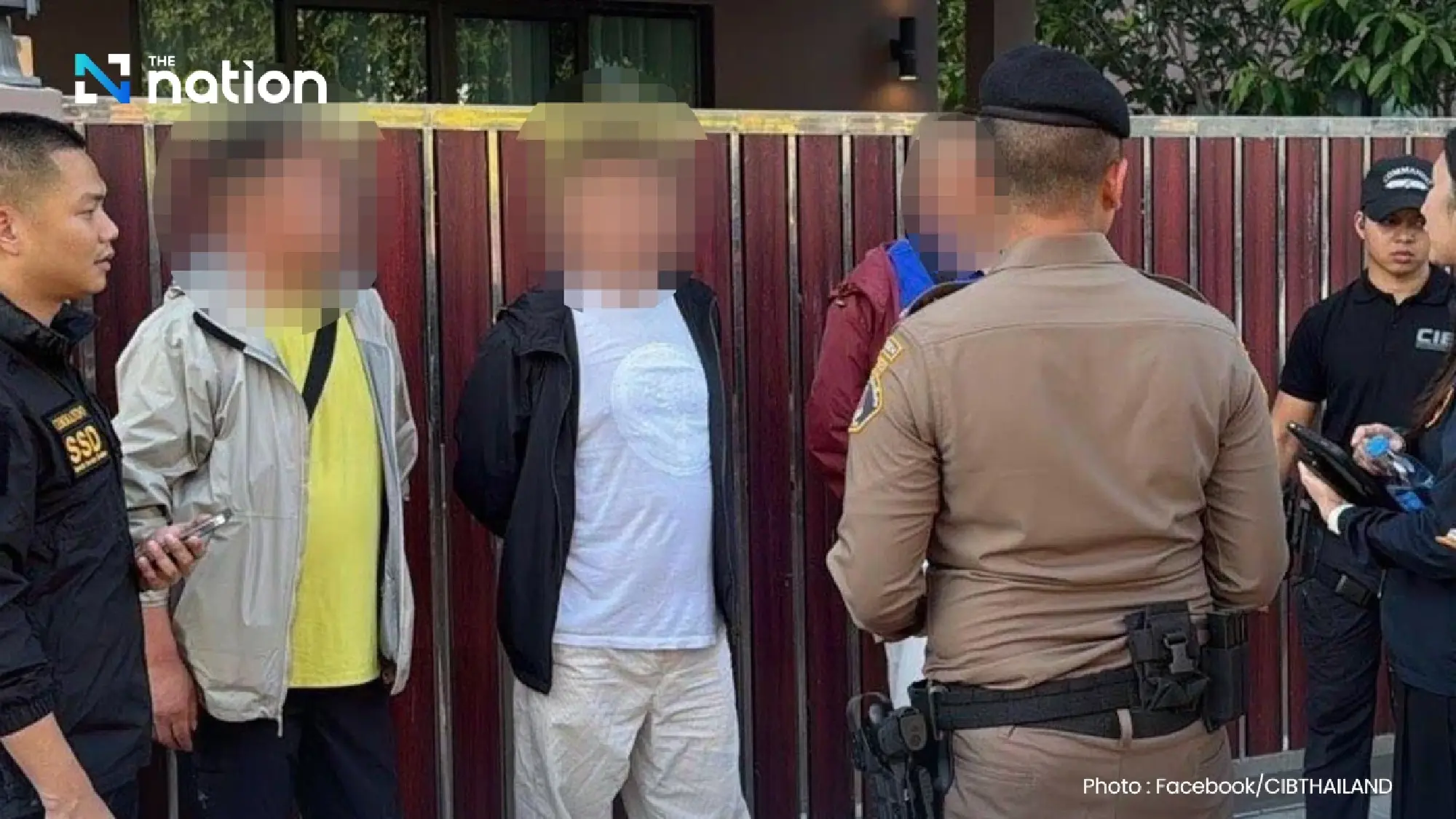Chinese fraud suspects arrested in Pattaya raid