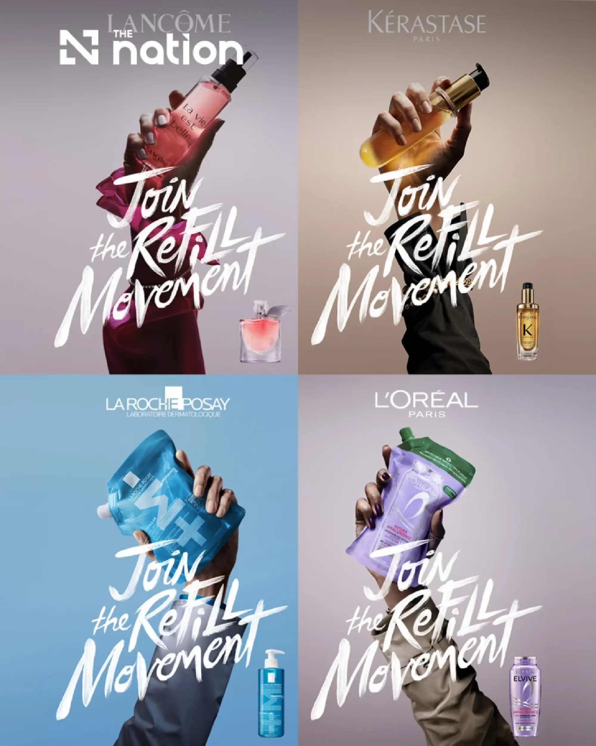 L'Oréal Launches Biggest Ever Refill Campaign, Uniting 18 Brands Across the Globe