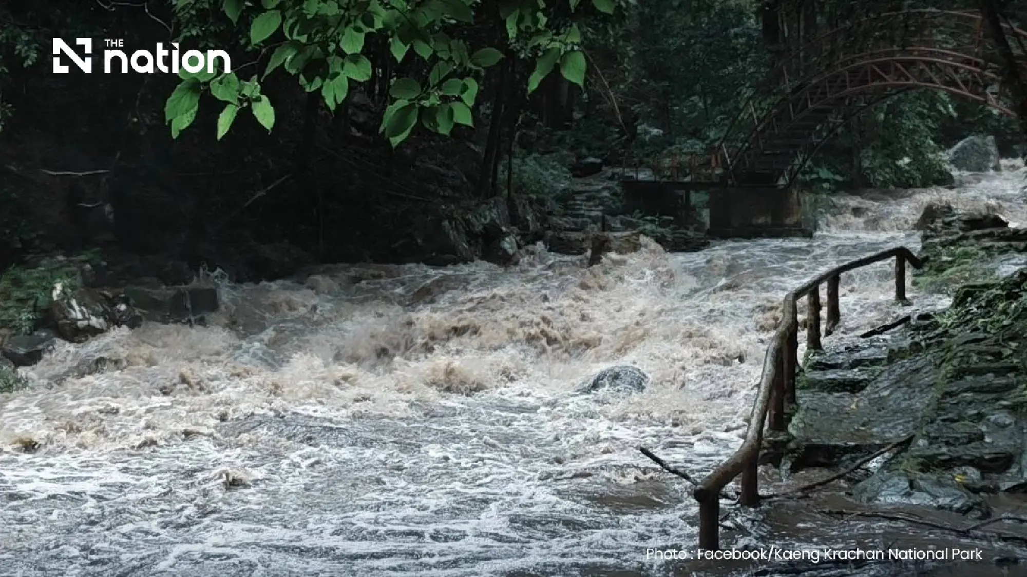 Pa La-U Waterfall closed after flash floods in Kaeng Krachan