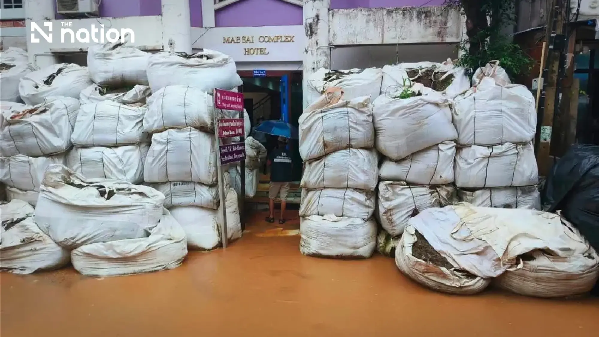 Sai River nears critical level after overnight rain in Chiang Rai