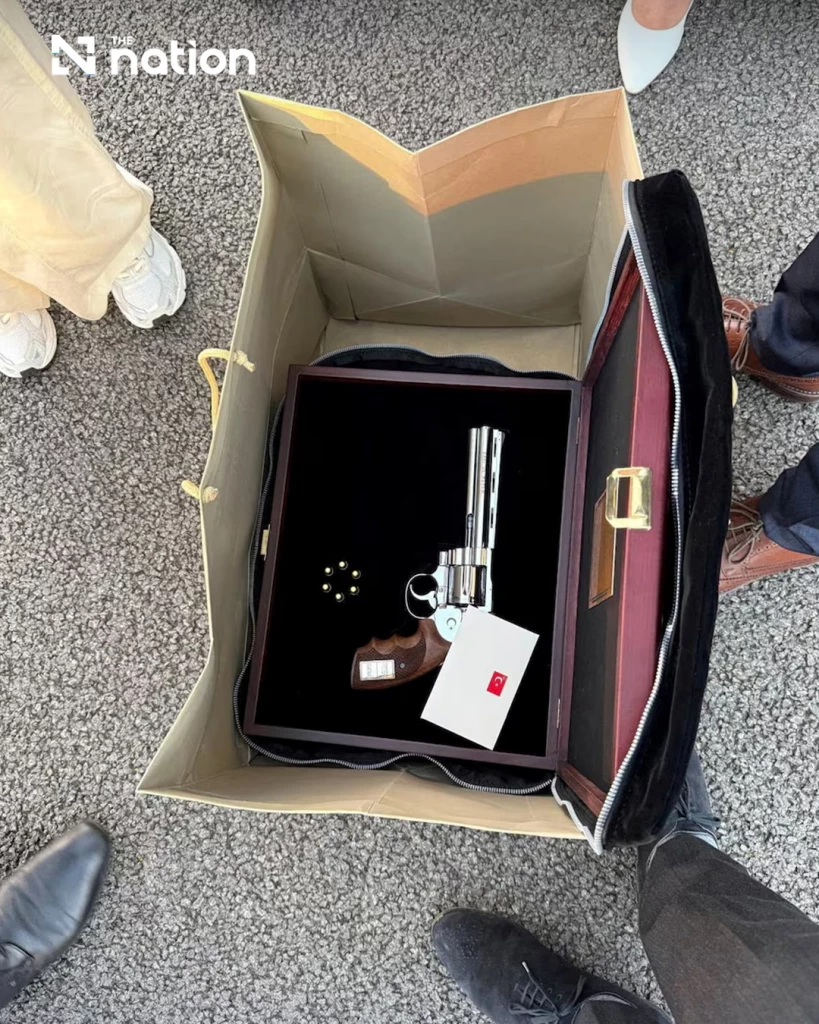 Erdogan’s revolver gifts leave NATO leaders in a bind