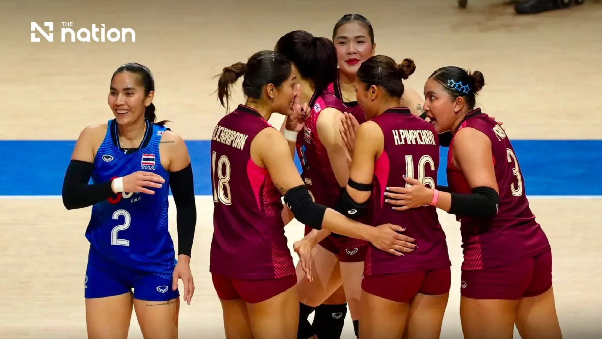Thailand face world No 2 Brazil in crucial VNL 2026 test