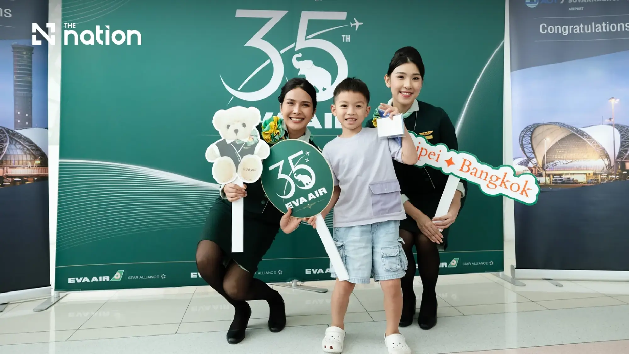 EVA Air Marks 35 Years of Taipei–Bangkok Route