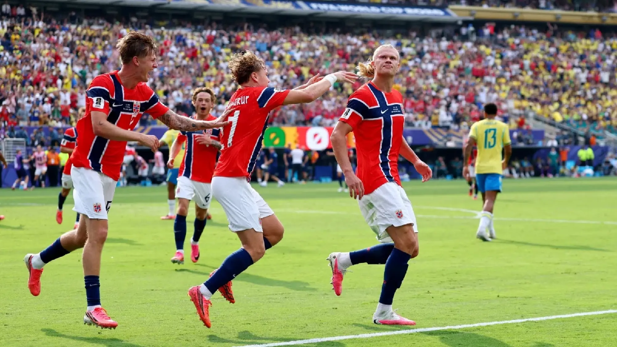 Haaland double sends Brazil crashing out of World Cup