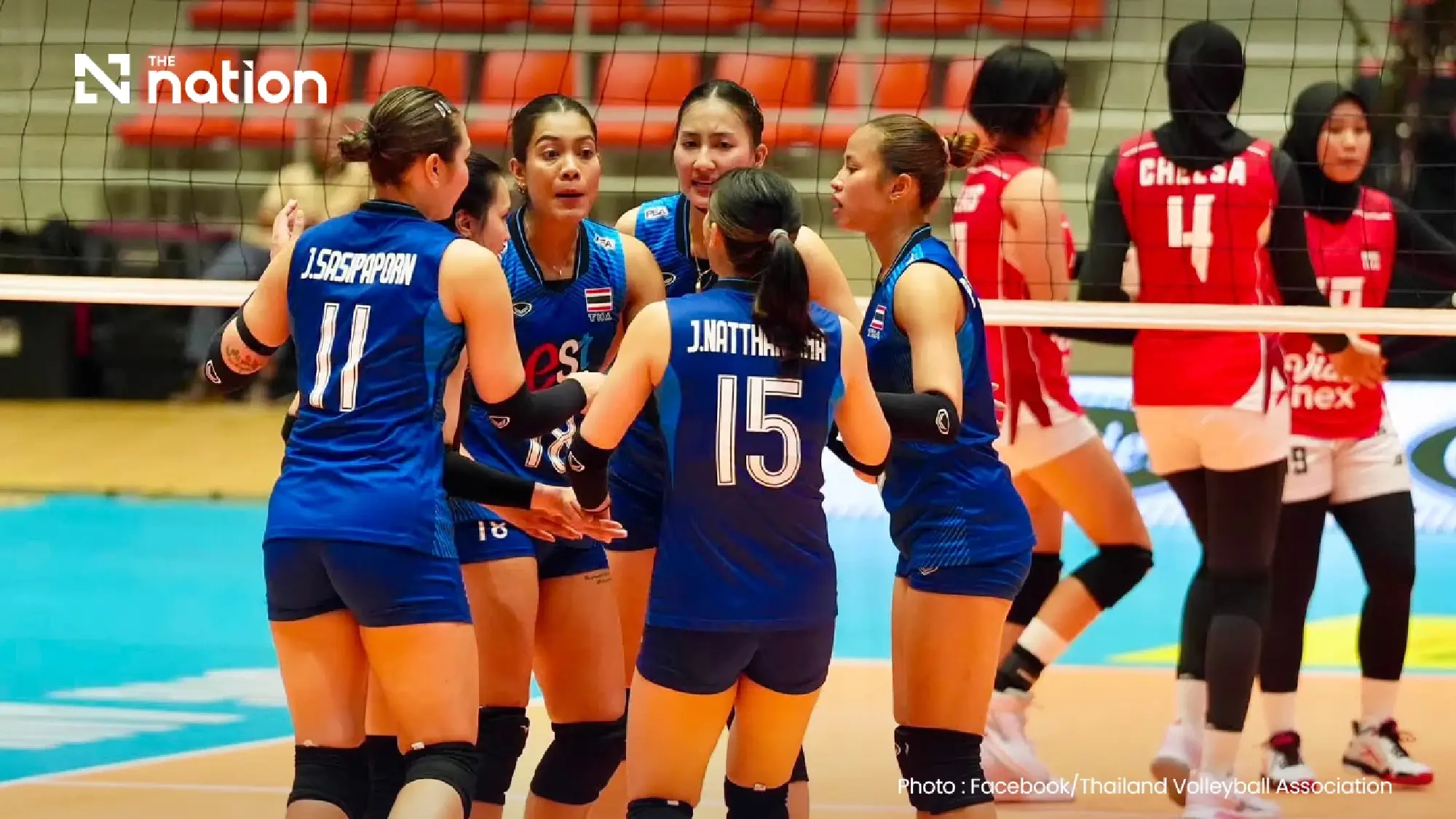 Thailand open SEA V Cup campaign with four-set win over Indonesia
