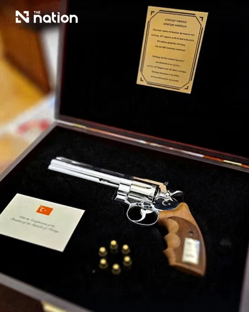 Erdogan’s revolver gifts leave NATO leaders in a bind